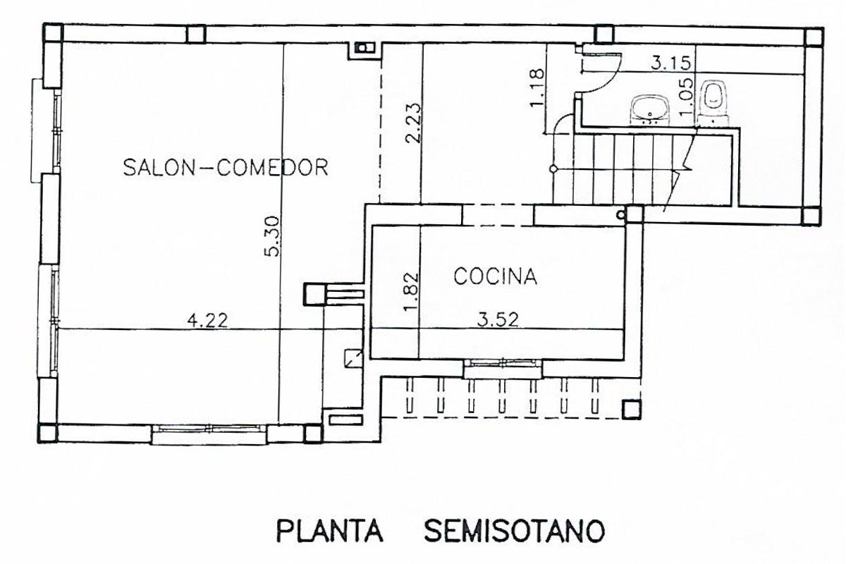 planta semisotano